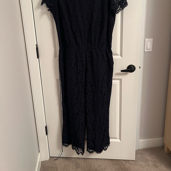 Navy lace pantsuit size 18W - Picture 9 of 12